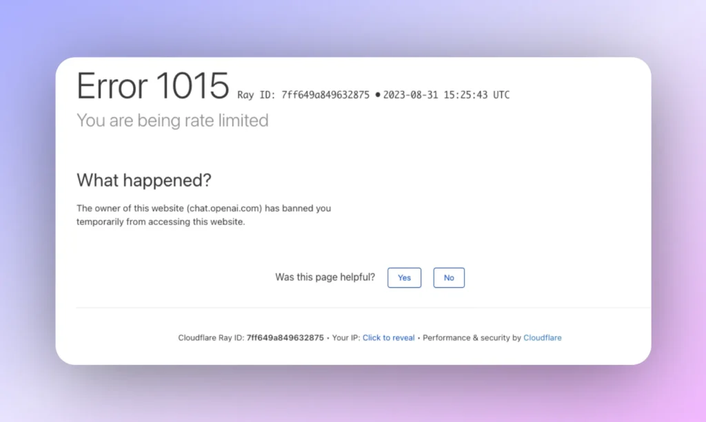 Error 1015